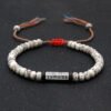 Unisex Chiffon Black Agate Bracelet - Image 2
