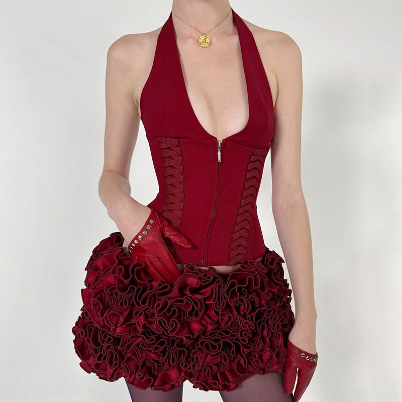 Hot Girl Halterneck Vest