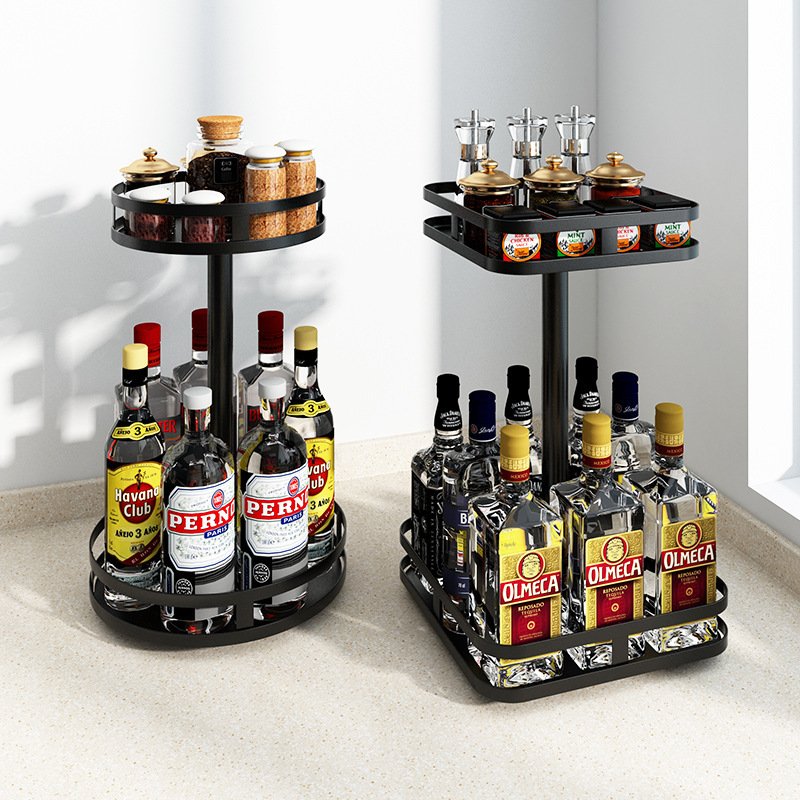 Kitchen Rotating Shelve Rack