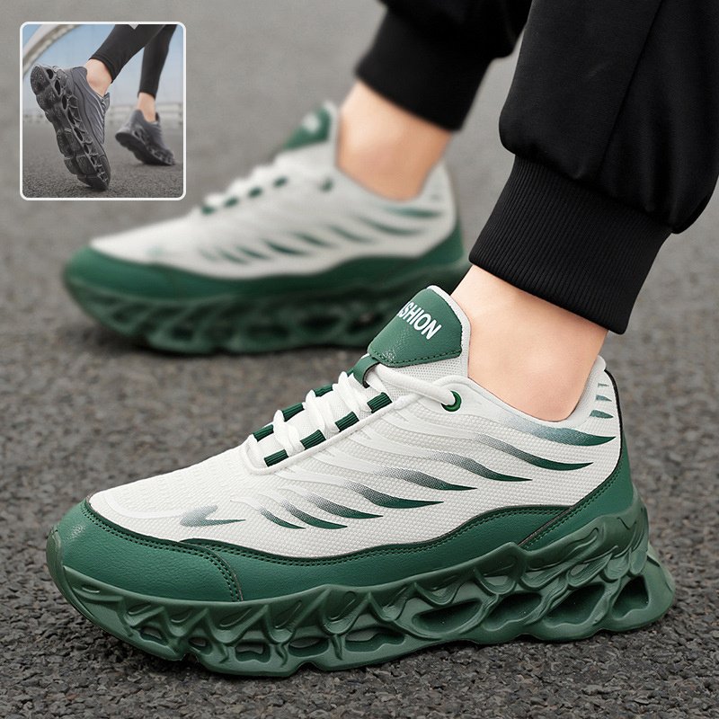 Men's  Thick-soled   Lace-up Sports Sneakers
