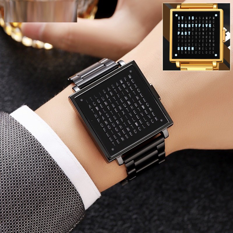 Waterproof Digital Electronic Wristwatch For Men