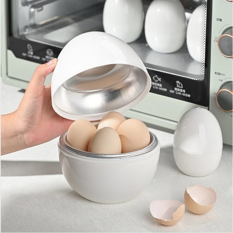 4 Eggs Microwave Egg Steamer