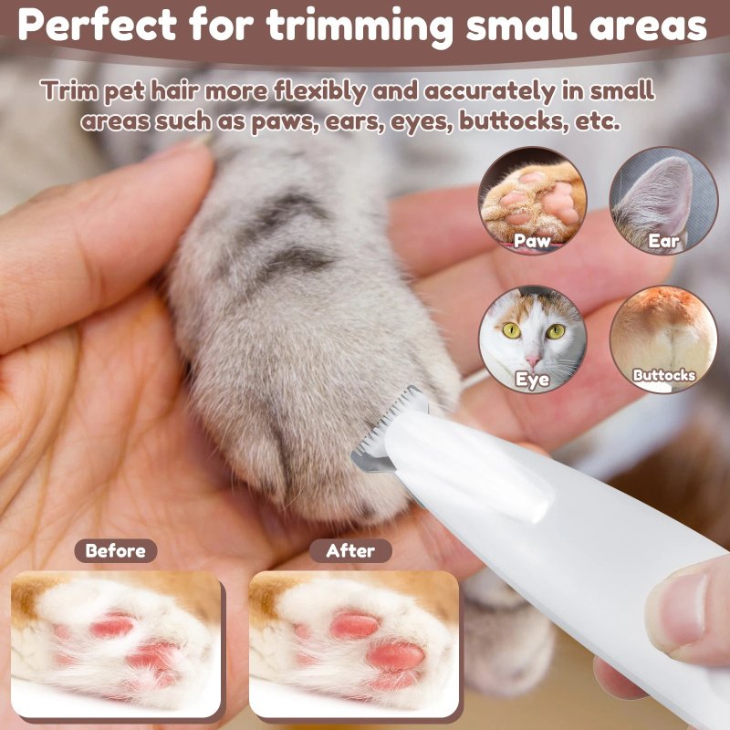 Dog Paw Trimmer With LED Light