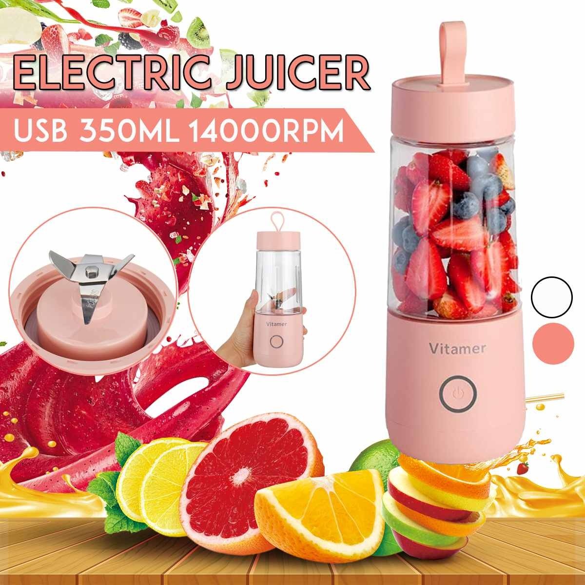 350ml Electric USB Rechargeable Mixer