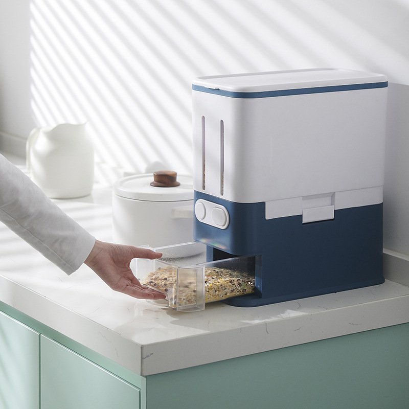 Household Rice Barrels Metering Storage Bins