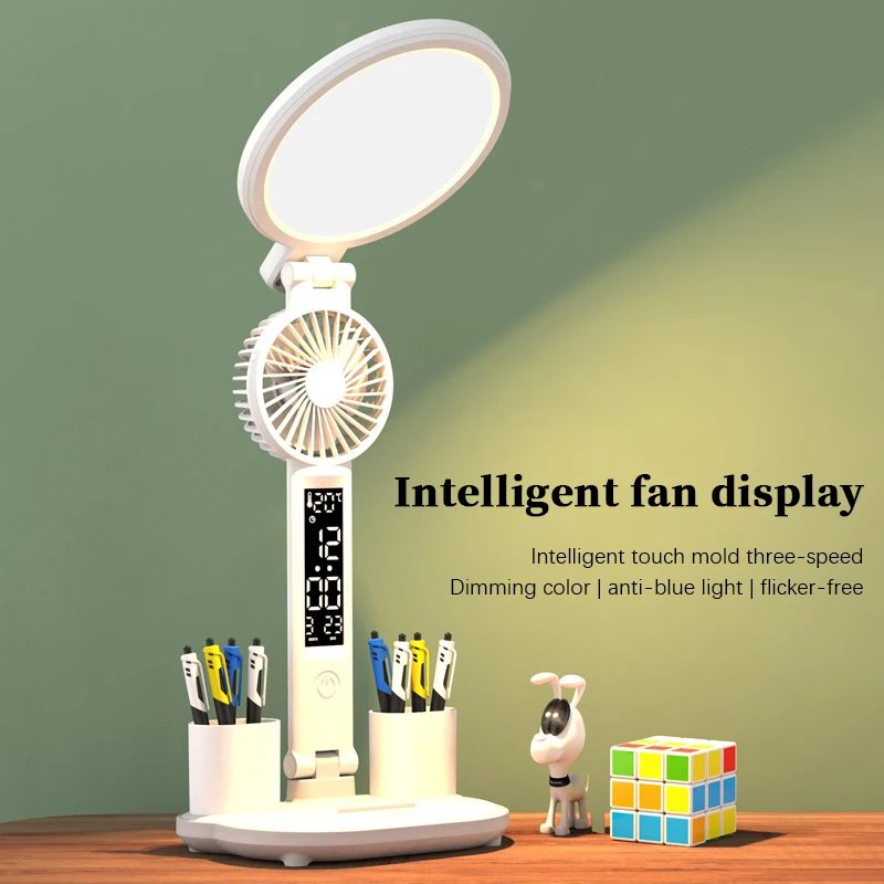 Chargeable Fan Protection Reading Night Light