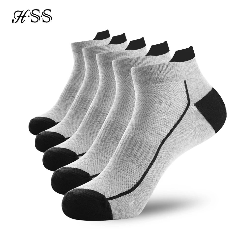 Men's 5 Pair organic cotton ankle socks