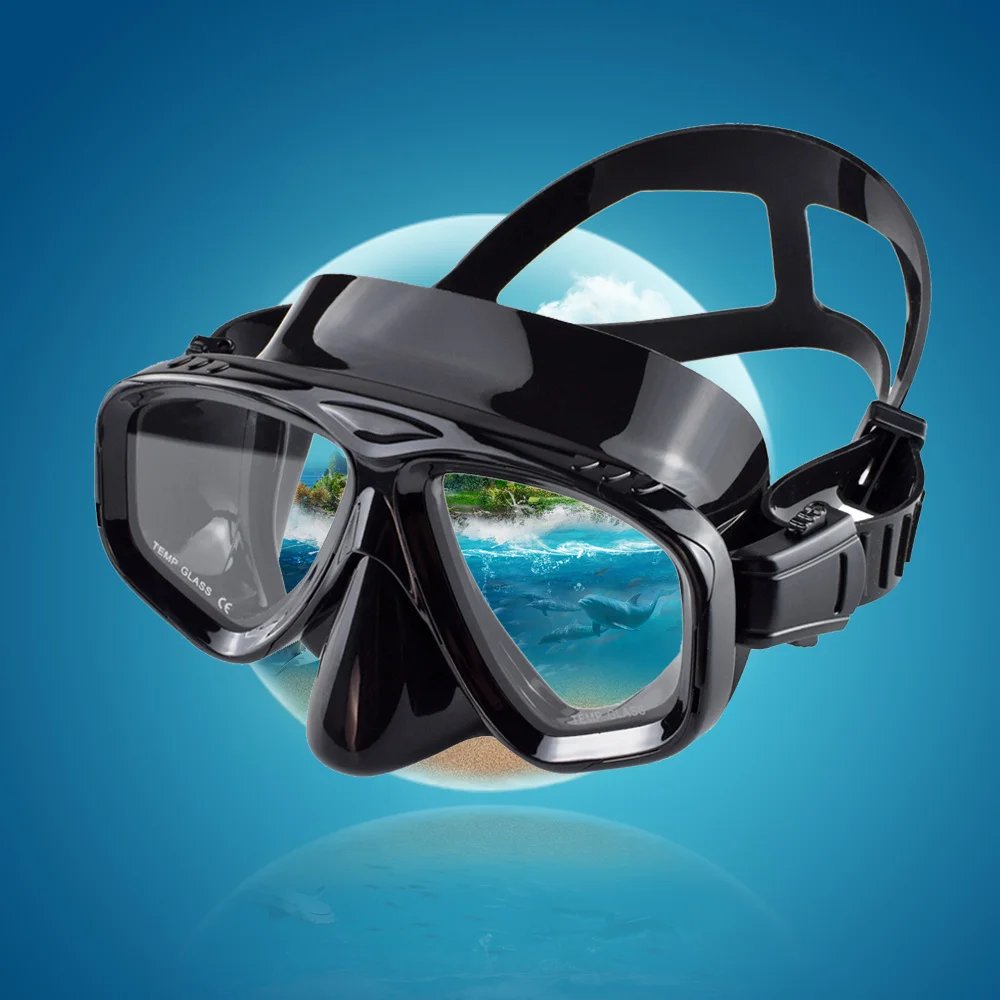 Adjustable Swimming  Snorkel  Goggles Mask
