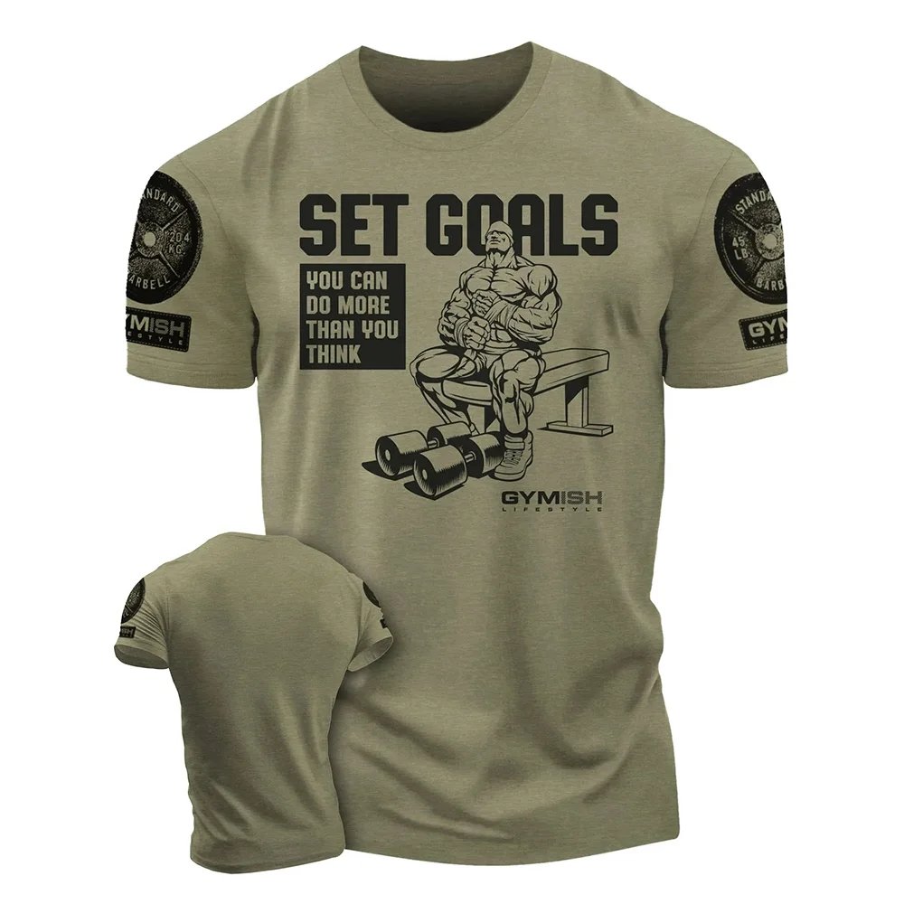 3D men's printed training T-shirt,fun gym short sleeved T-shirt,elastic breathable top