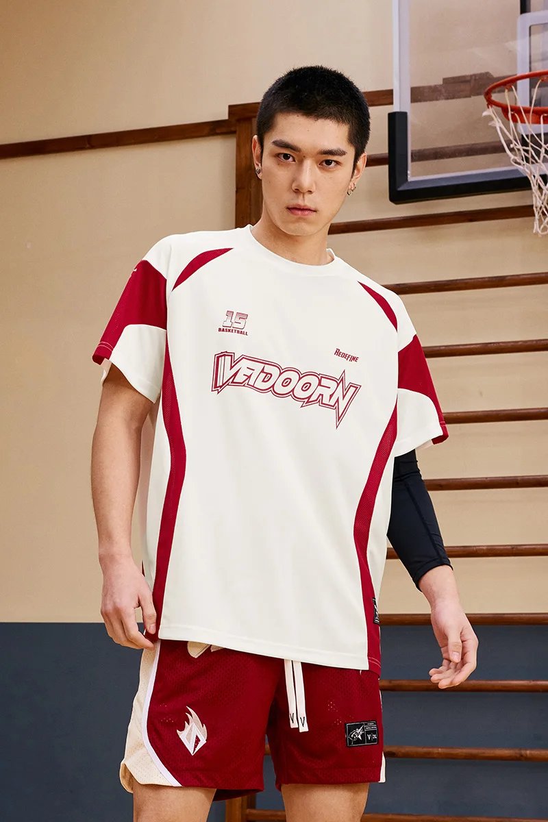 Patchwork Crew Neck T-Shirts for Men Breathable Active Short Sleeve Crew Neck Tee Men's Clothing For Summer Qutdoor