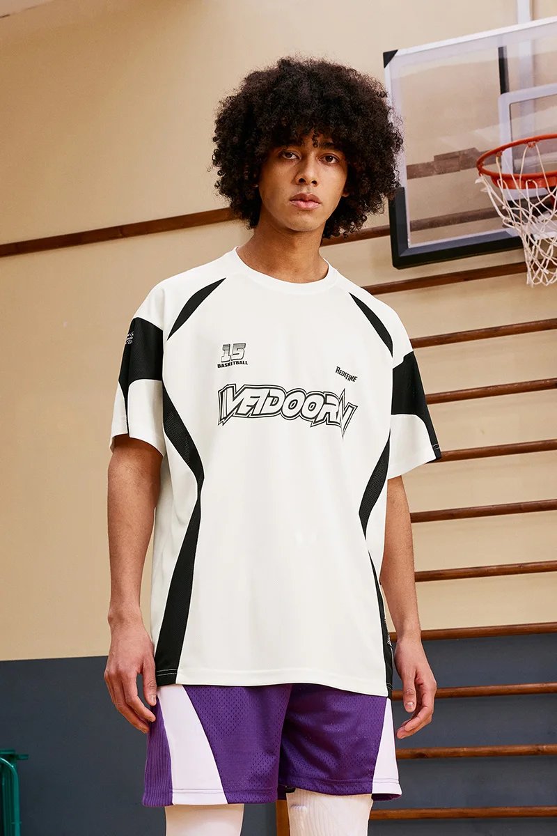 Patchwork Crew Neck T-Shirts for Men Breathable Active Short Sleeve Crew Neck Tee Men's Clothing For Summer Qutdoor