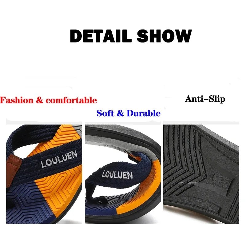 Men Flip Flops Slides 2023 Trend Summer Anti-skid Man Slippers Outdoor Light Casual Beach Male Sandals Household Slides for Men
