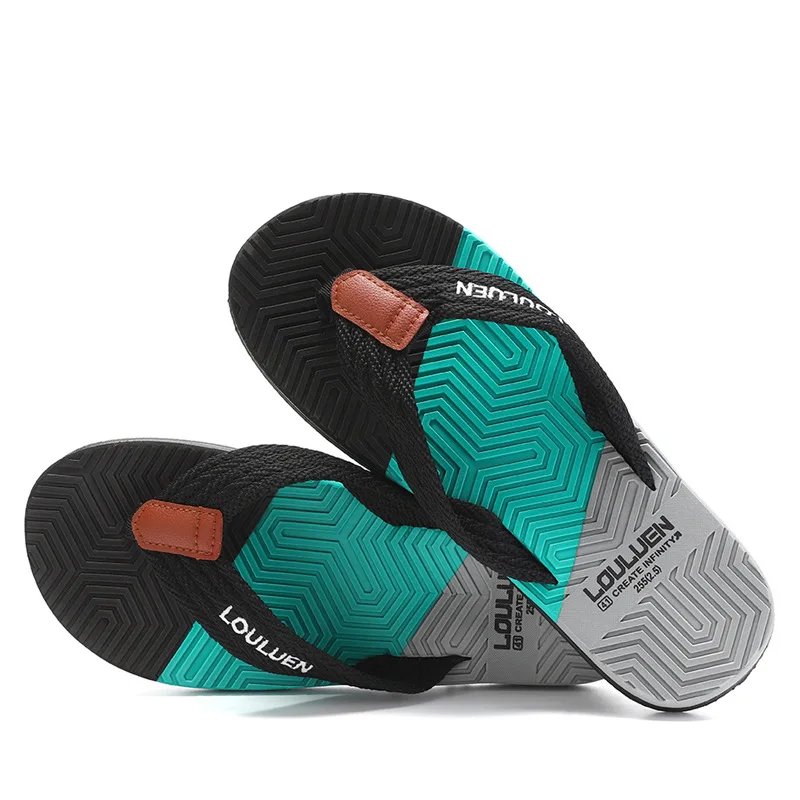 Men Flip Flops Slides 2023 Trend Summer Anti-skid Man Slippers Outdoor Light Casual Beach Male Sandals Household Slides for Men