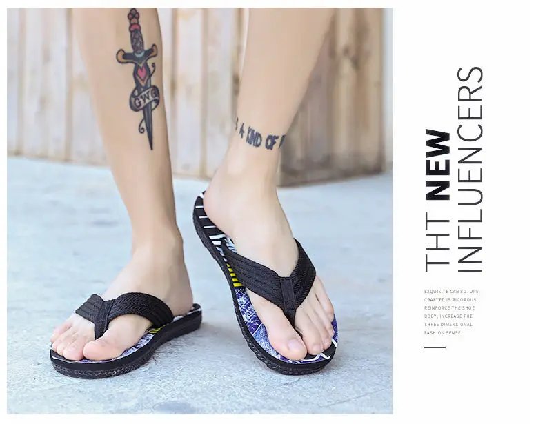 Men Flip Flops Slides 2023 Trend Summer Anti-skid Man Slippers Outdoor Light Casual Beach Male Sandals Household Slides for Men