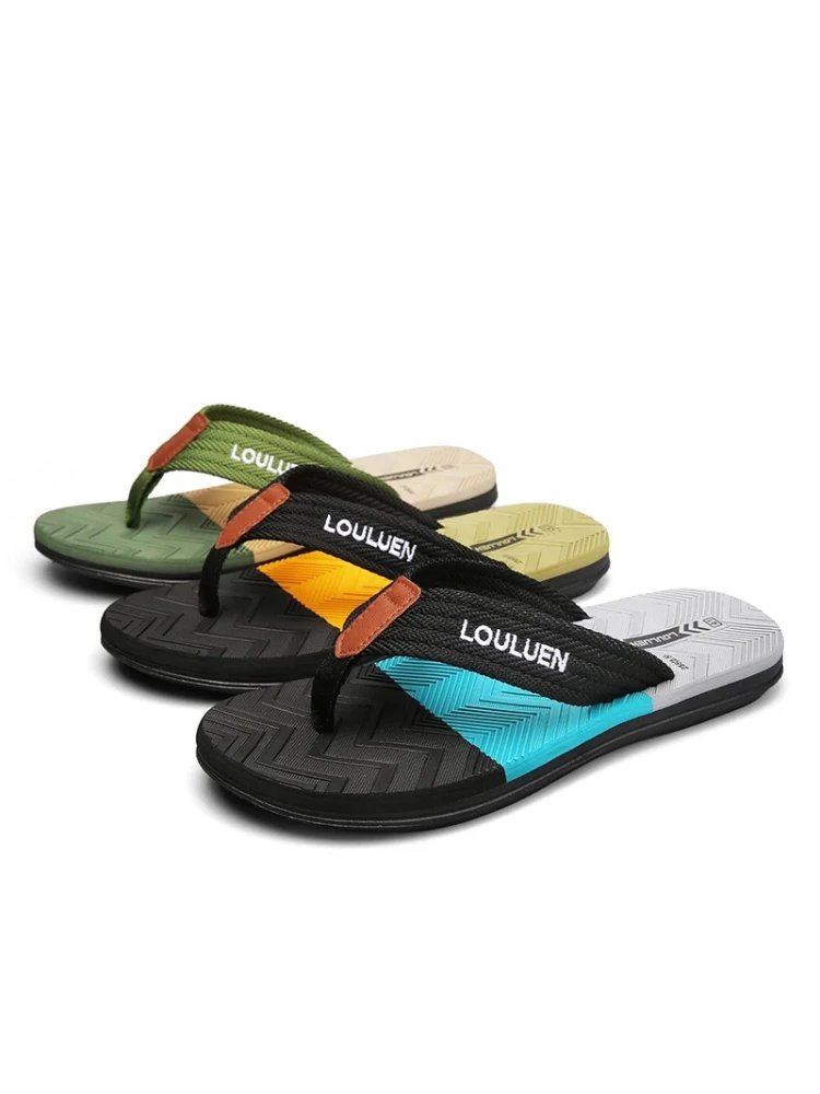 Men Flip Flops Slides 2023 Trend Summer Anti-skid Man Slippers Outdoor Light Casual Beach Male Sandals Household Slides for Men