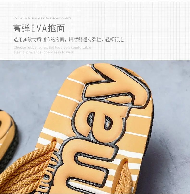 Men Flip Flops Slides 2023 Trend Summer Anti-skid Man Slippers Outdoor Light Casual Beach Male Sandals Household Slides for Men