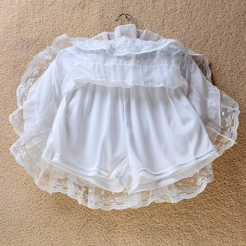 Elastic Gothic Lace Tutu Skirt Women Black Mesh Detail Petticoat Sexy Mini Tulle Skirts Party Club Wear Dancer