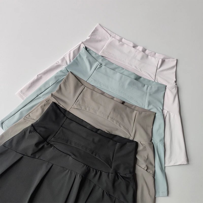 Summer High Waist Sports Short Skirt Lined Shorts Fitness Yoga Quick Dry Running Sport Skirts Tennis Skirt Golf Wear for Women Summer High Waist Sports Short Skirt Lined Shorts Fitness Yoga Quick Dry Running Sport Skirts Tennis Skirt Golf Wear for Women