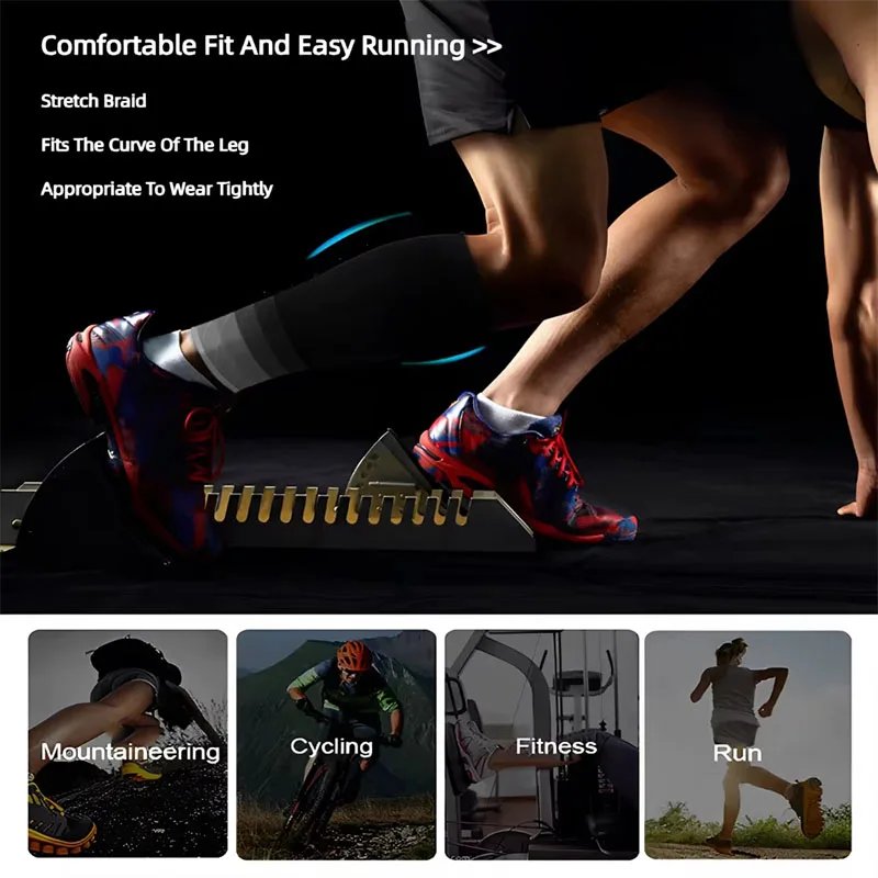 1Pair Calf Compression Sleeves 20-30Mmhg Leg Sleeve Socks for Men & Women Shin Splint Relief Varicose Vein & Fatigue Support 1Pair Calf Compression Sleeves 20-30Mmhg Leg Sleeve Socks for Men & Women Shin Splint Relief Varicose Vein & Fatigue Support