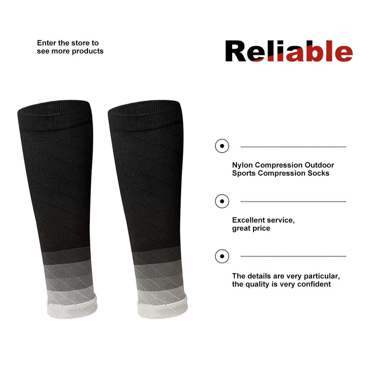1Pair Calf Compression Sleeves 20-30Mmhg Leg Sleeve Socks for Men & Women Shin Splint Relief Varicose Vein & Fatigue Support 1Pair Calf Compression Sleeves 20-30Mmhg Leg Sleeve Socks for Men & Women Shin Splint Relief Varicose Vein & Fatigue Support