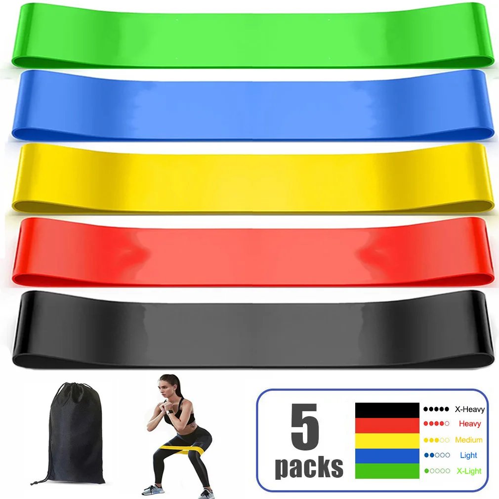 Yoga Latex Bodybuilding Tension Band Flat
