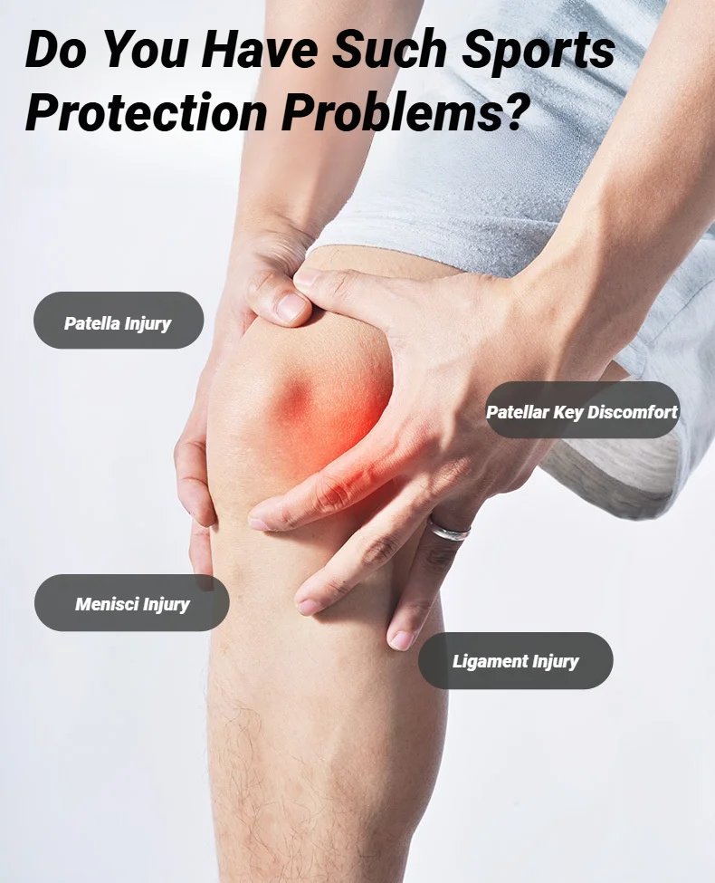 Adjustable Silicone Knee Patellar Band Tendon Support Strape Brace Shock Absorption Compression Strap Pads Sport Protection Adjustable Silicone Knee Patellar Band Tendon Support Strape Brace Shock Absorption Compression Strap Pads Sport Protection