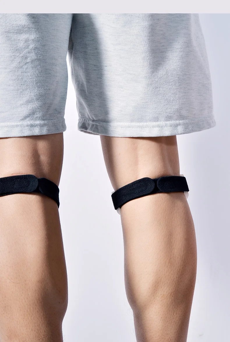 Adjustable Silicone Knee Patellar Band Tendon Support Strape Brace Shock Absorption Compression Strap Pads Sport Protection Adjustable Silicone Knee Patellar Band Tendon Support Strape Brace Shock Absorption Compression Strap Pads Sport Protection
