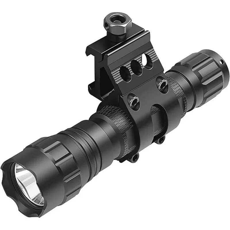 25.4mm Tactical Pipe Clamp Quick Release Offset Flashlight Scope Picatinny Rail 45 Degree Scope Mount Hunting Gun Accessories