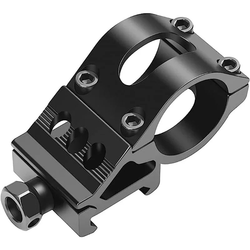 25.4mm Tactical Pipe Clamp Quick Release Offset Flashlight Scope Picatinny Rail 45 Degree Scope Mount Hunting Gun Accessories