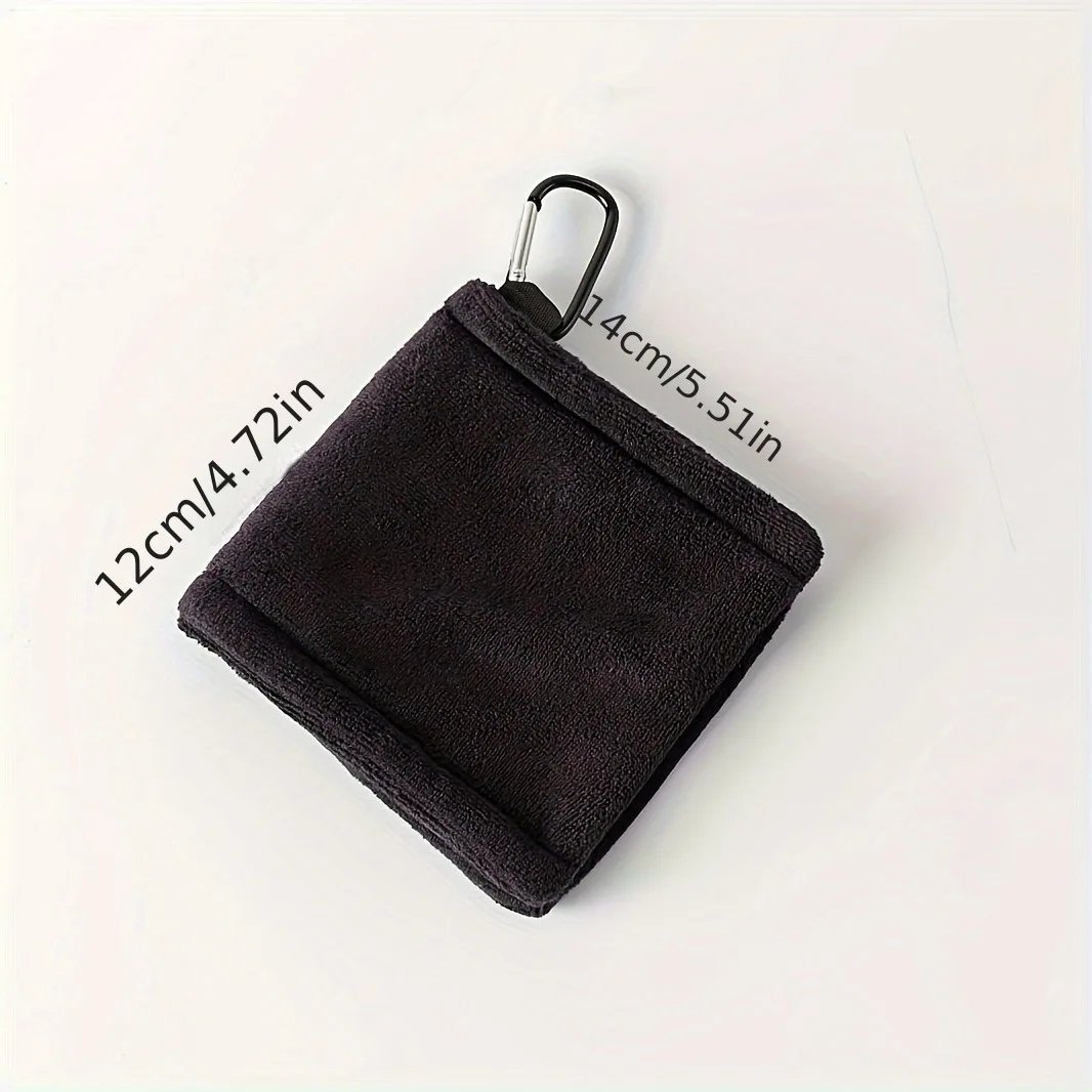 Golf Hook Wipes Compact & Portable Microfiber Soft & Comfortable Cleaning Towel Golf Cleaning Accessories
