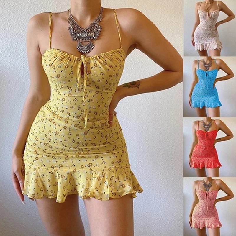 Women's Small Floral Camisole Dress