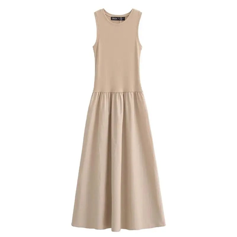Dresses Summer Women's 2025 New Chic Slim Simple Elegant Holiday Dress Street Women's Comfortable Youth Dress