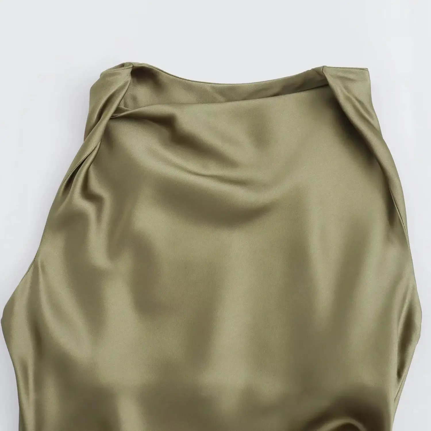 TRAF Satin Long Dresses for Women 2024 Summer Slip Midi Dress Woman Sexy Evening Party Dress Sleeveless Female Elegant Dresses TRAF Satin Long Dresses for Women 2024 Summer Slip Midi Dress Woman Sexy Evening Party Dress Sleeveless Female Elegant Dresses