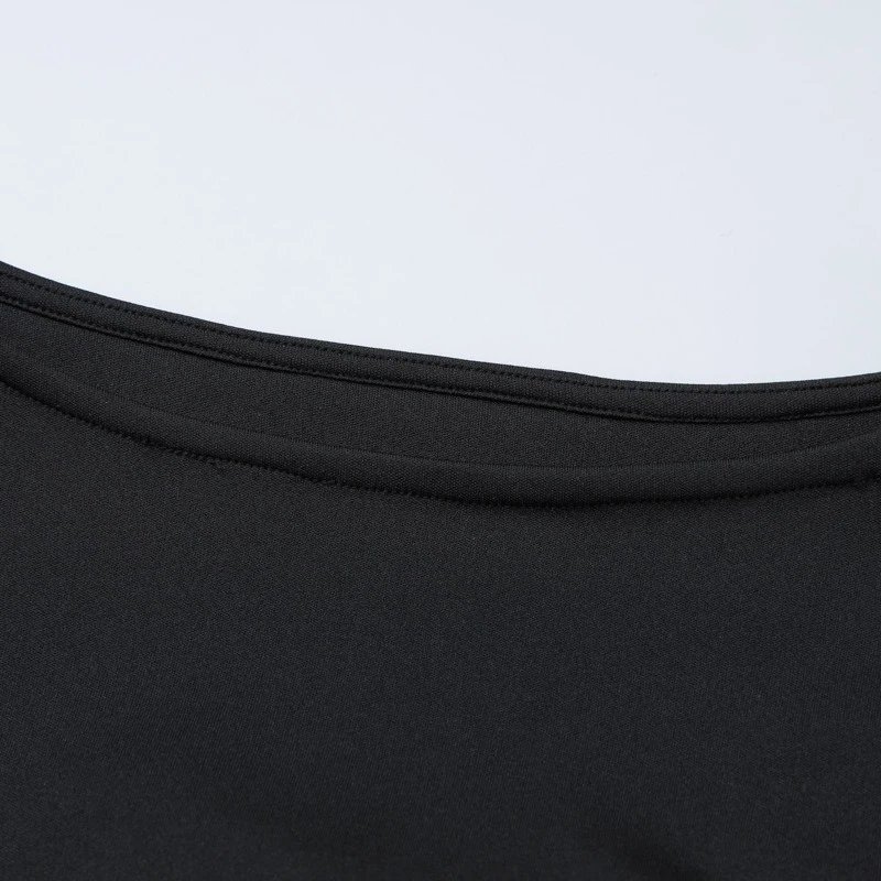 New Women Dresses Elegant Round Neck Pleat Long Sleeve New Casual Slim Pink Sexy Black Mini Dress Female Chic Party Street Dress