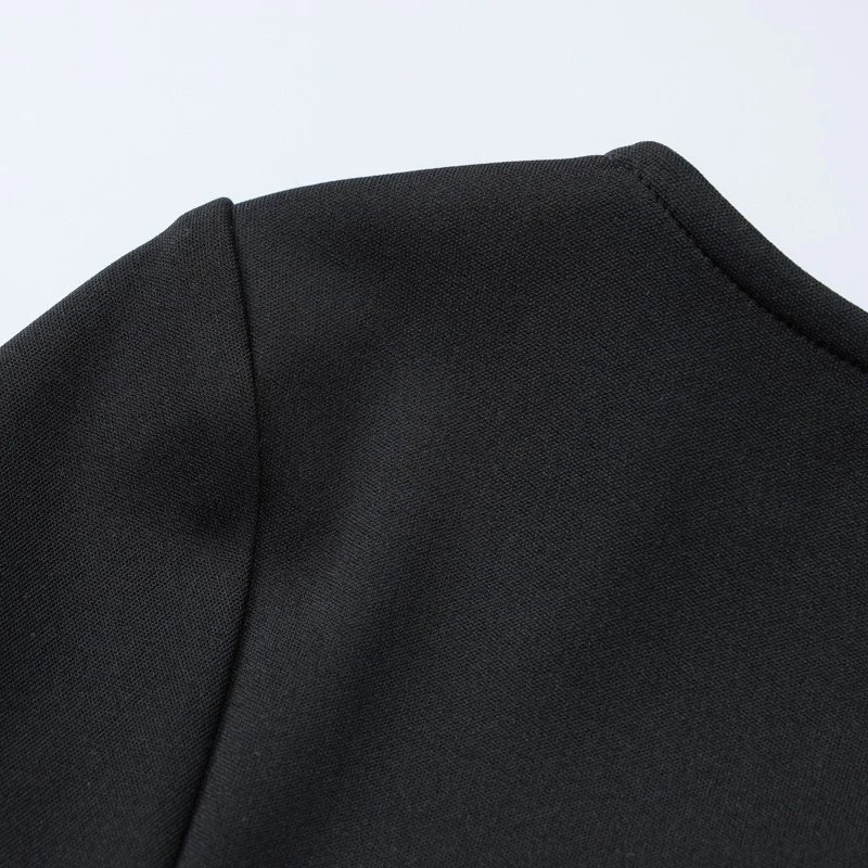 New Women Dresses Elegant Round Neck Pleat Long Sleeve New Casual Slim Pink Sexy Black Mini Dress Female Chic Party Street Dress