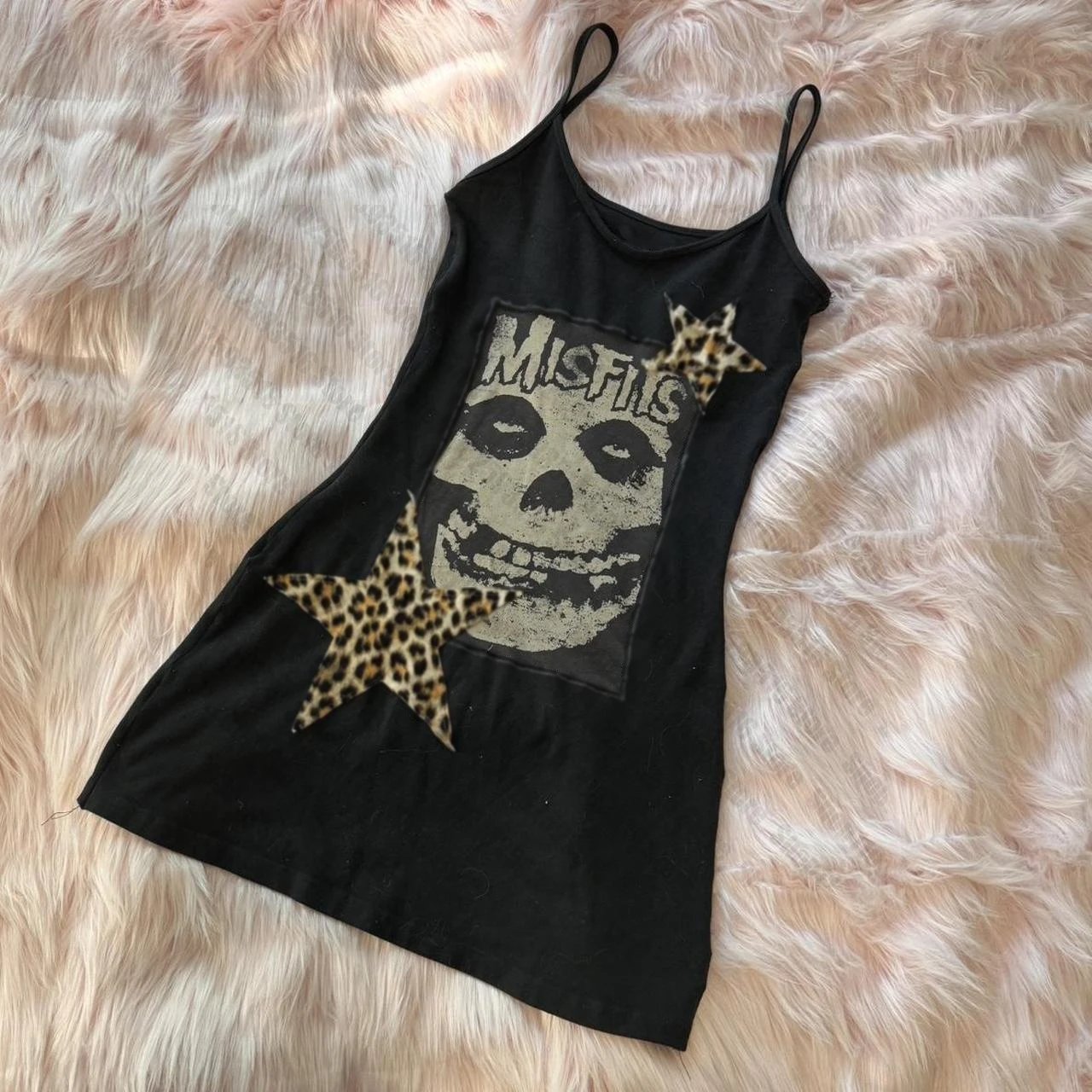 Women's Black Mini Goth Dress