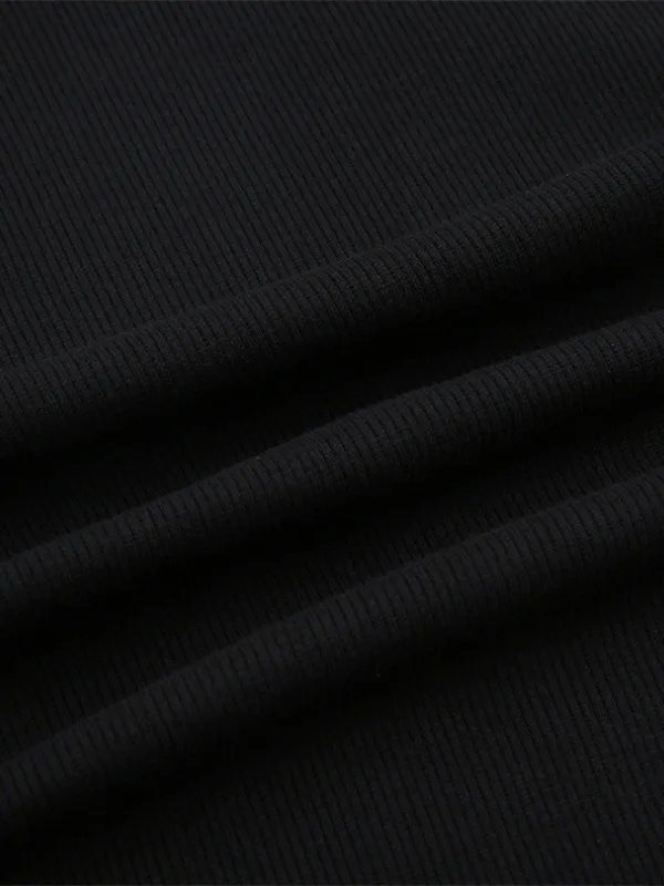 Elegant And Pretty Women Dresses Autumn Winter New Black Sexy Short Dress Female V Neck Long Sleeve Slim Solid Color Mini Dress