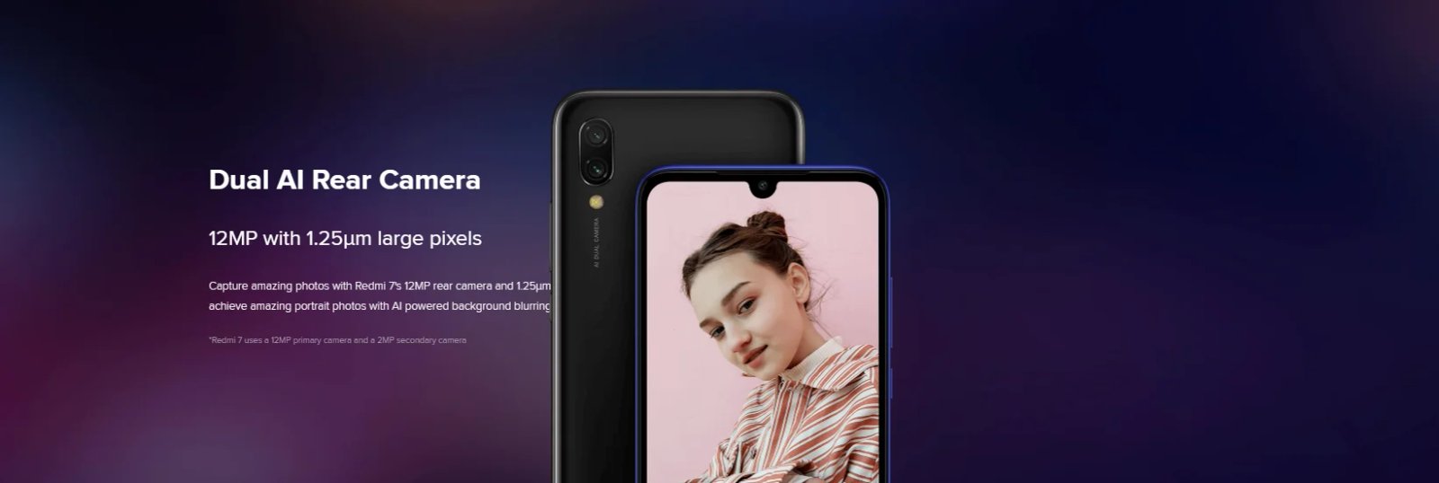 Xiaomi Redmi 7 Cellphone with Phone Case, Dual SIM Solt Cellphone Android Cell Phone Dual Camera used phone