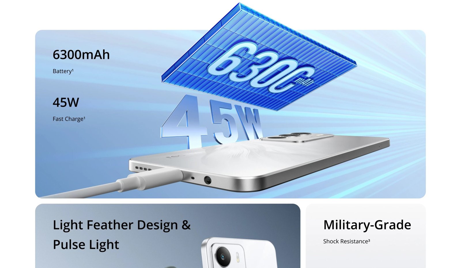 realme C71 Smartphone 6300mAh Battery 45W SUPERVOOC Charge 50MP AI Camera 120Hz Display IP64 AI Engine 256GB NFC Russian Version