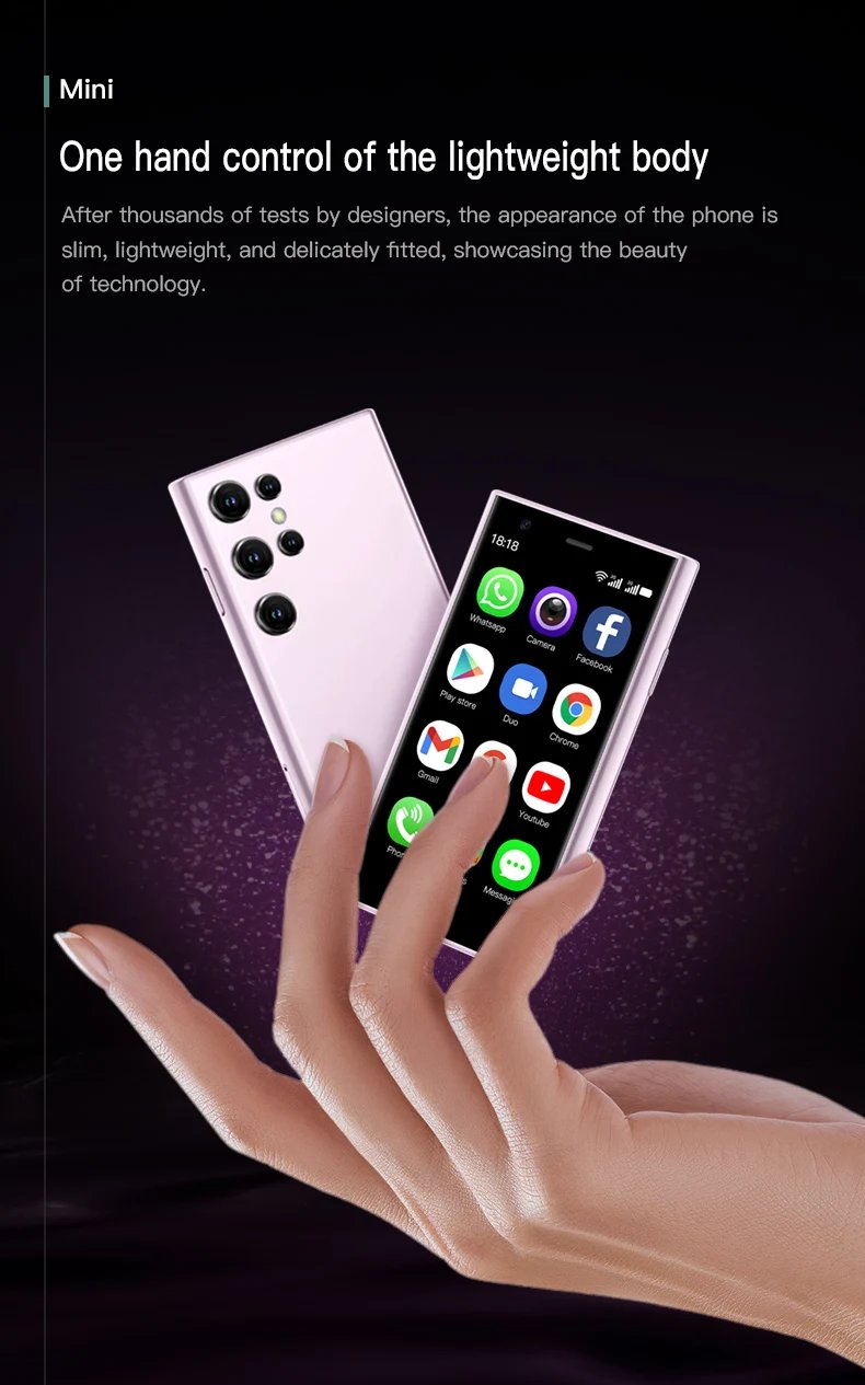 SOYES S23 Pro Smartphone 3.0-inch Mini Phone 3G Network Supports WIFI Bluetooth 2GB+16GB Memory Android Smartphone