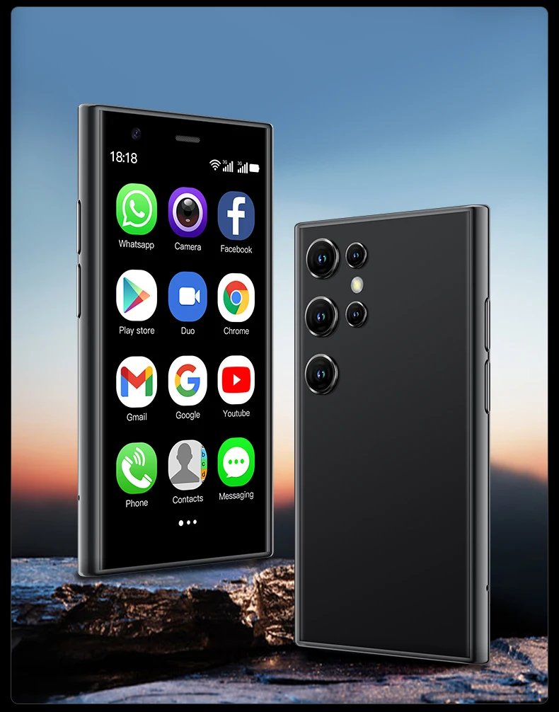 SOYES S23 Pro Mini Smartphones Android 8.1 Dual SIM 3.0'' HD 1000mAh Battery WIFI Bluetooth 3G Small Mobile Phone