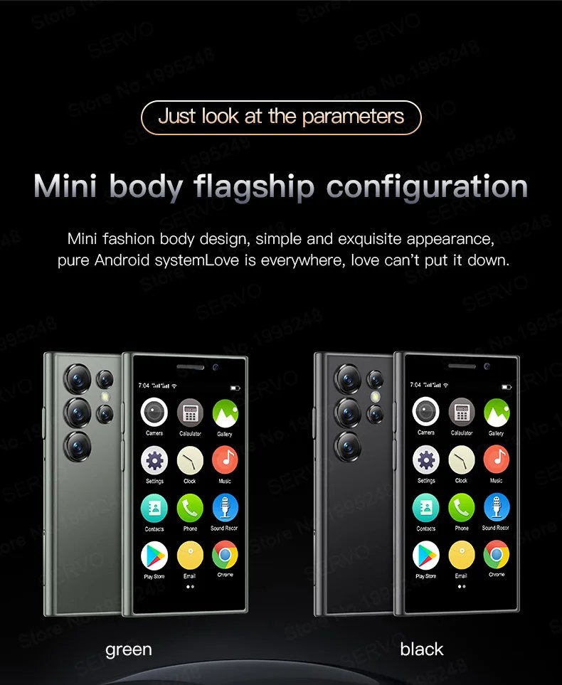 2024 New SERVO S24 Mini 4G Global Smartphone Android System Google Store 2000mAh Facial Unlock Small Smartphones Latest Upgrade 2024 New SERVO S24 Mini 4G Global Smartphone Android System Google Store 2000mAh Facial Unlock Small Smartphones Latest Upgrade