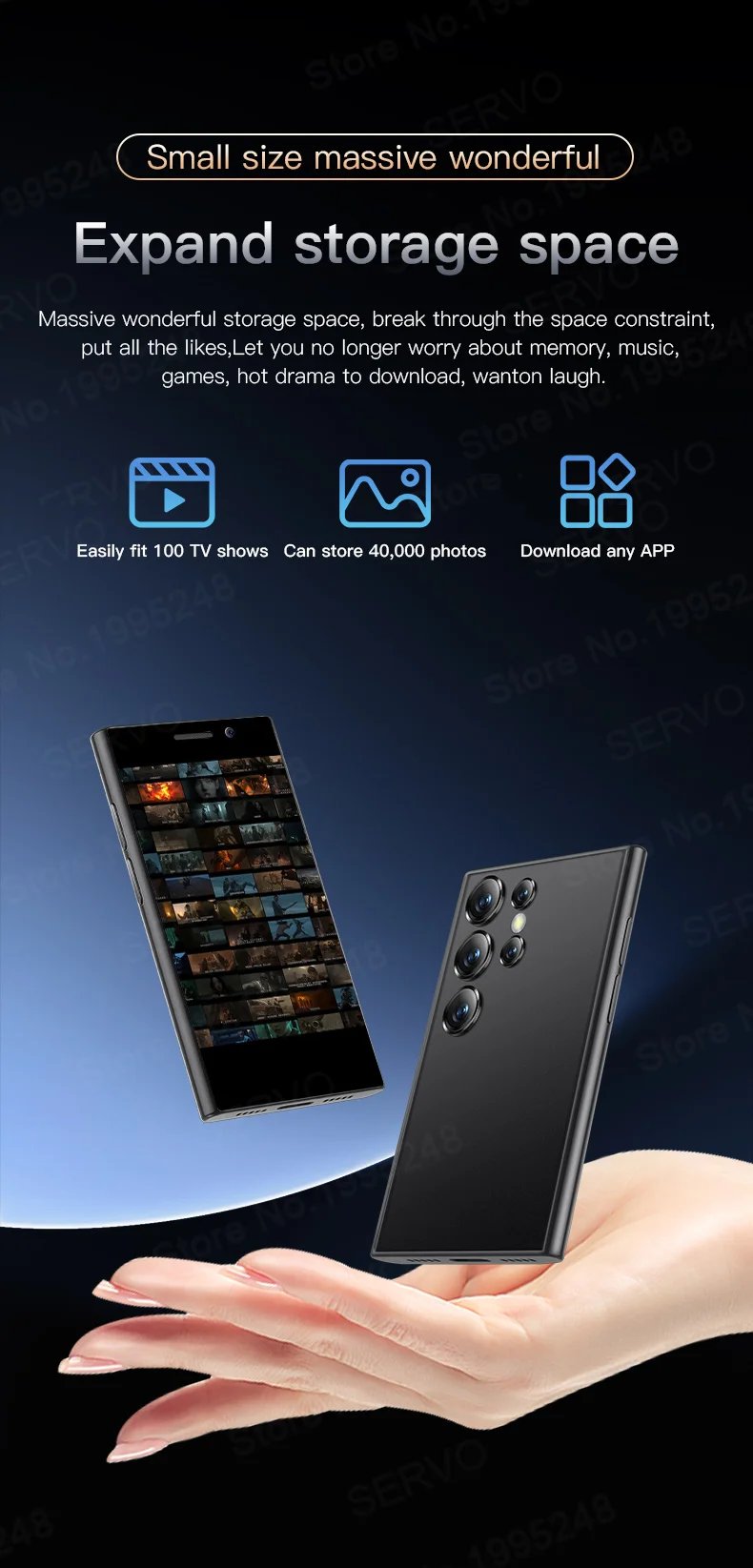 2024 New SERVO S24 Mini 4G Global Smartphone Android System Google Store 2000mAh Facial Unlock Small Smartphones Latest Upgrade 2024 New SERVO S24 Mini 4G Global Smartphone Android System Google Store 2000mAh Facial Unlock Small Smartphones Latest Upgrade