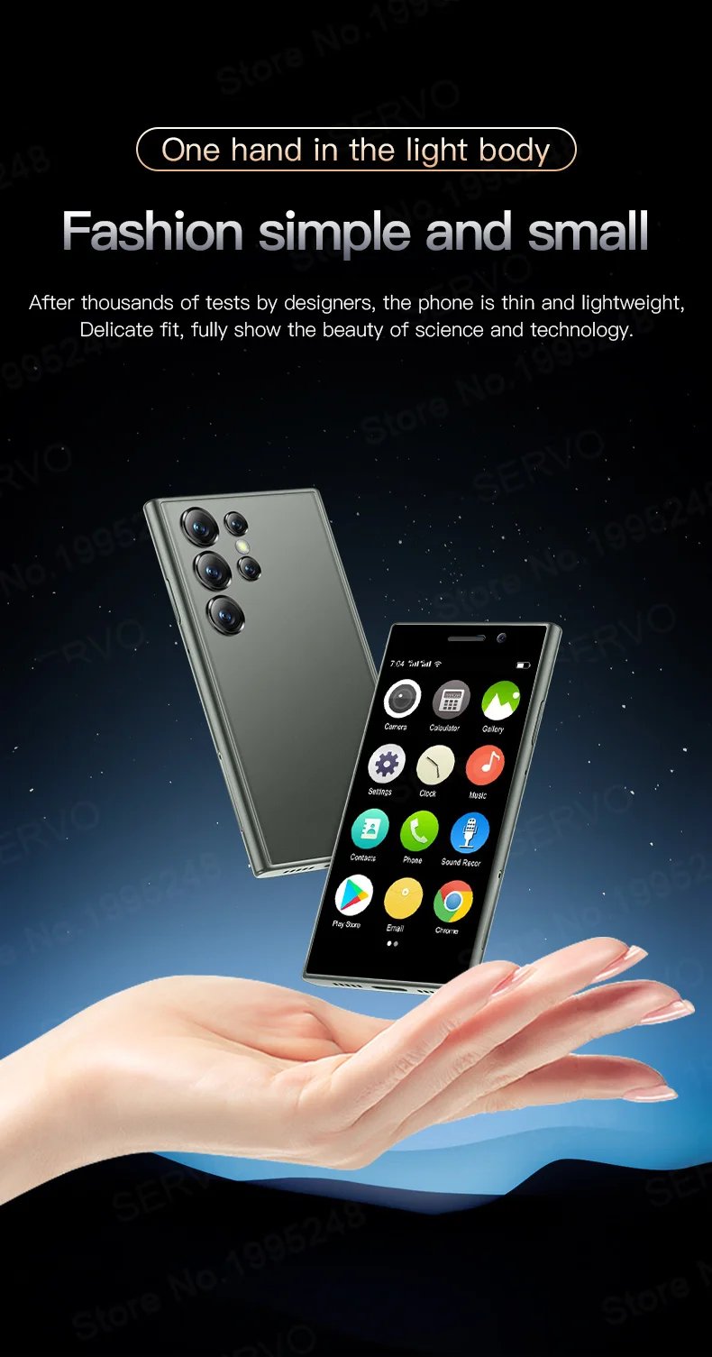 2024 New SERVO S24 Mini 4G Global Smartphone Android System Google Store 2000mAh Facial Unlock Small Smartphones Latest Upgrade 2024 New SERVO S24 Mini 4G Global Smartphone Android System Google Store 2000mAh Facial Unlock Small Smartphones Latest Upgrade