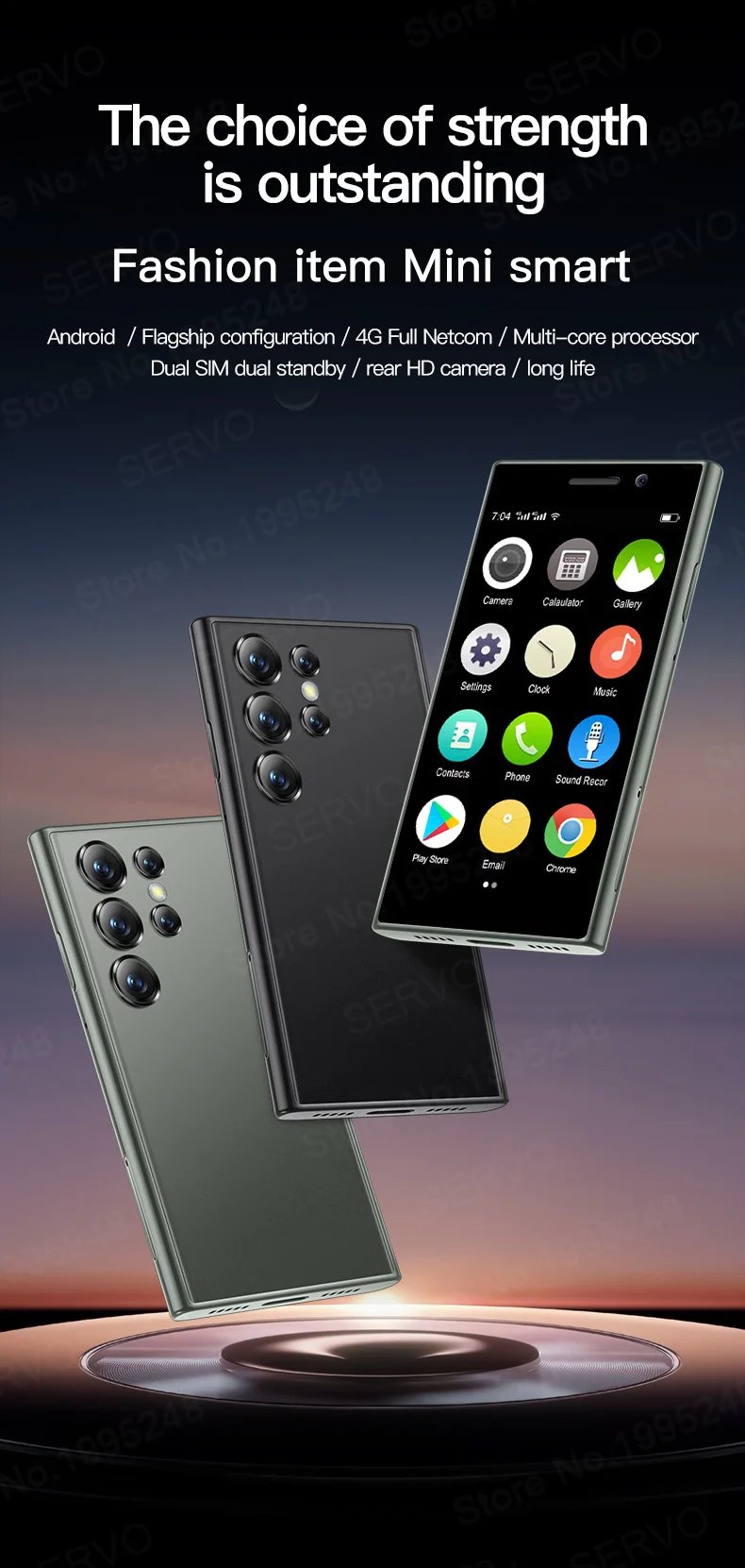 2024 New SERVO S24 Mini 4G Global Smartphone Android System Google Store 2000mAh Facial Unlock Small Smartphones Latest Upgrade 2024 New SERVO S24 Mini 4G Global Smartphone Android System Google Store 2000mAh Facial Unlock Small Smartphones Latest Upgrade
