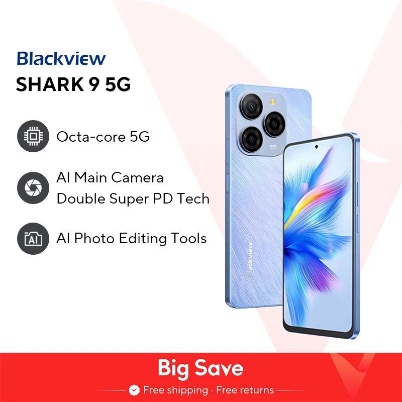 Blackview SHARK 9 5G Smartphone