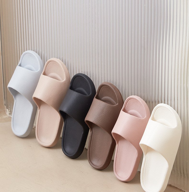 EVA Men Sandals Flip Flops Man Slippers Solid Color Simple Non-slip Soft Sole Comfortable Shower Slippers Outdoor Couple Shoes