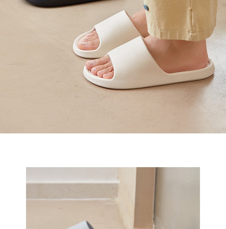 EVA Men Sandals Flip Flops Man Slippers Solid Color Simple Non-slip Soft Sole Comfortable Shower Slippers Outdoor Couple Shoes