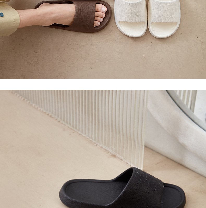 EVA Men Sandals Flip Flops Man Slippers Solid Color Simple Non-slip Soft Sole Comfortable Shower Slippers Outdoor Couple Shoes