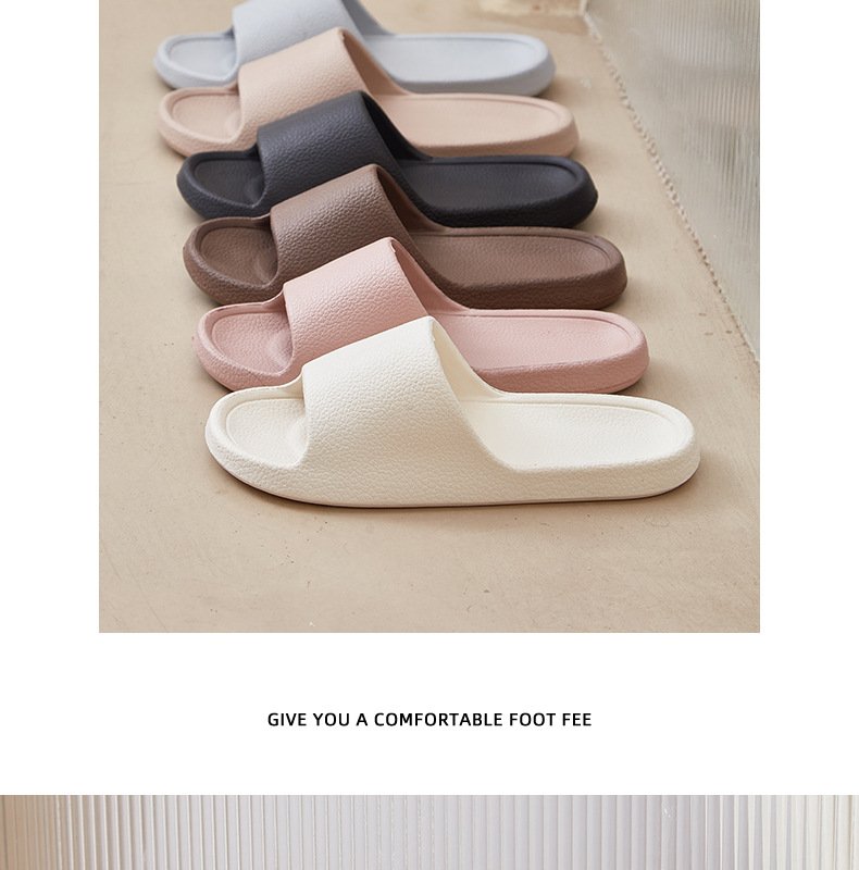 EVA Men Sandals Flip Flops Man Slippers Solid Color Simple Non-slip Soft Sole Comfortable Shower Slippers Outdoor Couple Shoes
